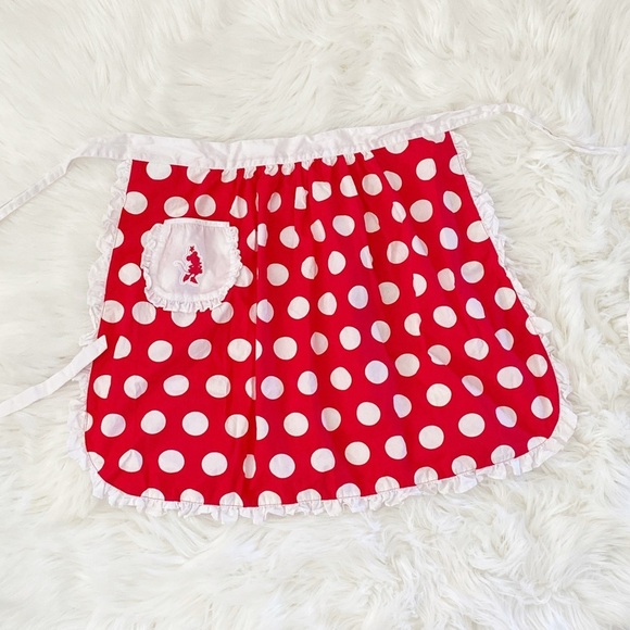 Adult Disney Minnie Mouse Half Apron - Picture 4 of 5